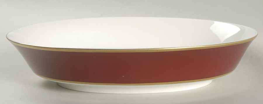 Persian Red 10" Oval Vegetable Bowl by Mikasa-1