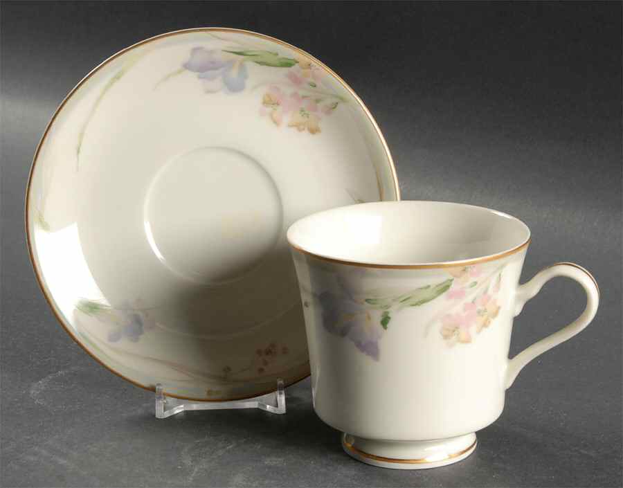 Perfection Footed Cup & Saucer Set by Mikasa-1