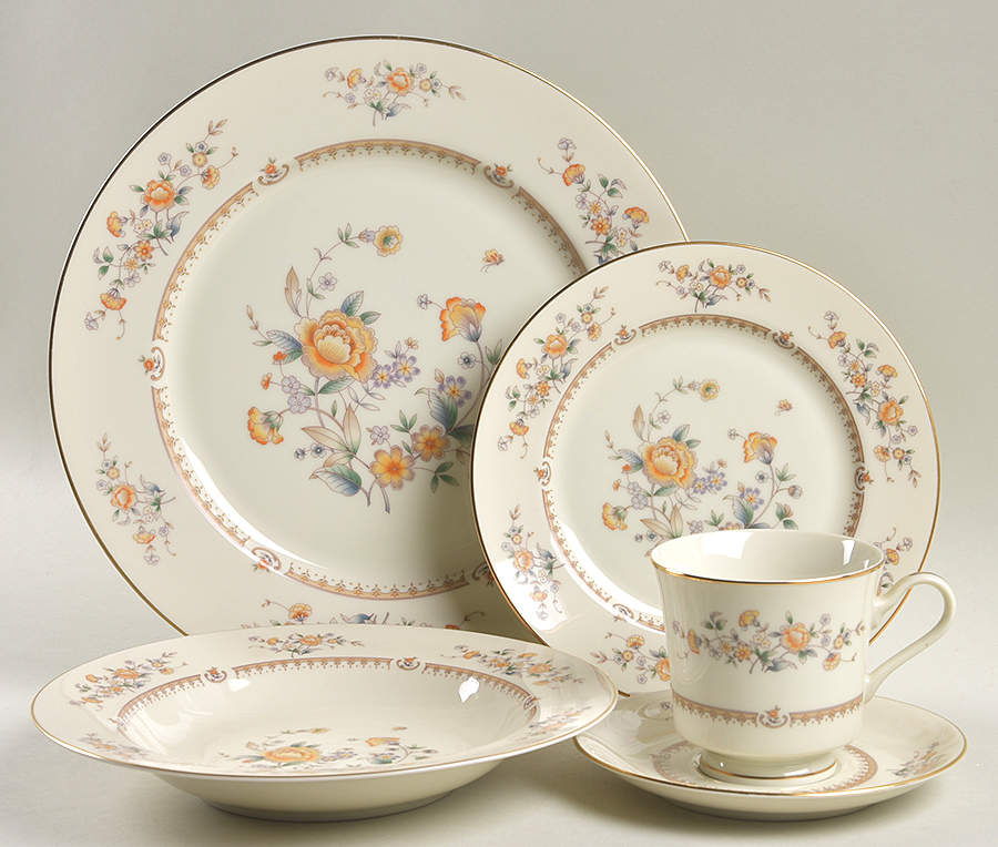 Peony Rose 5 Piece Place Setting by Mikasa-1