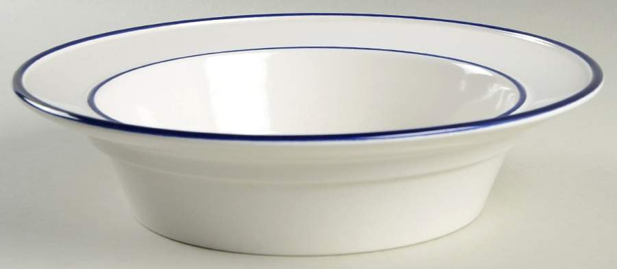 Perspective Navy Blue 11" Round Vegetable Bowl by Mikasa-1