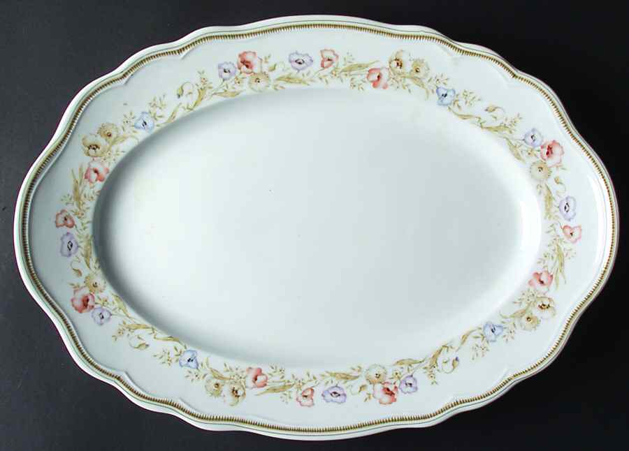 Petite 15" Oval Serving Platter by Mikasa-1