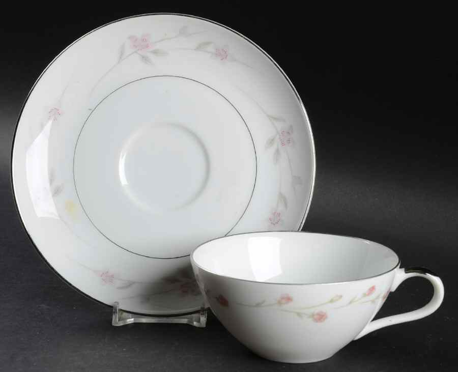 Petite Flat Cup & Saucer Set by Mikasa-1