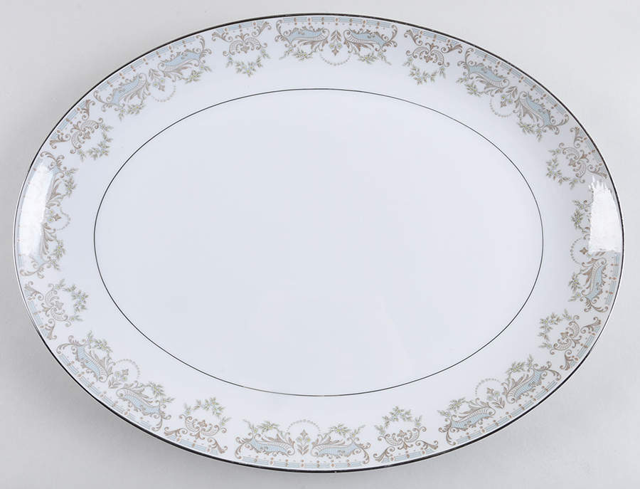 Peyton 16" Oval Serving Platter by Mikasa-1