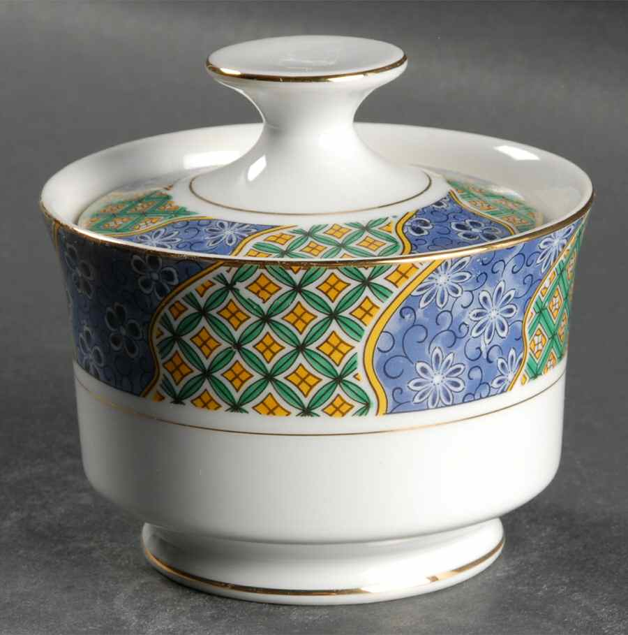 Phoenix Sugar Bowl & Lid by Mikasa-1