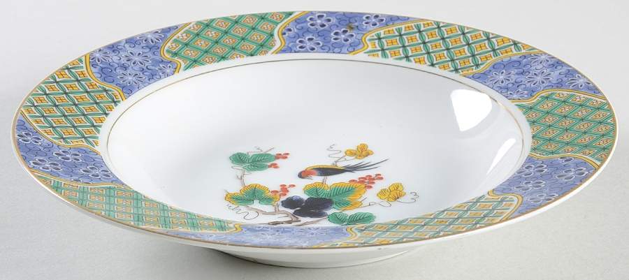 Phoenix Rim Soup Bowl by Mikasa-1