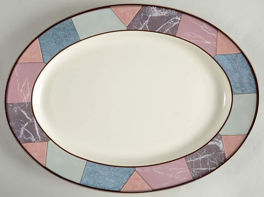 Piazza 15" Oval Serving Platter by Mikasa-1