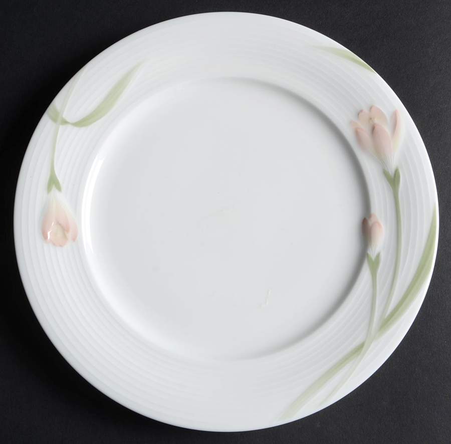 Pink Crocus Salad Plate by Mikasa-1