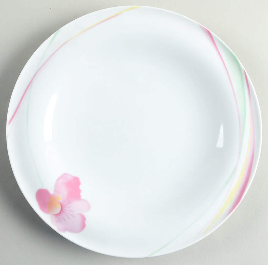 Pink Hibiscus Dinner Plate by Mikasa-1