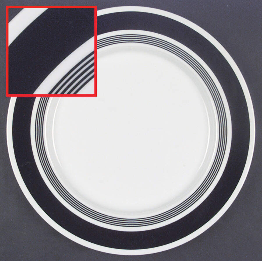 Pinstripe Black Dinner Plate by Mikasa-1