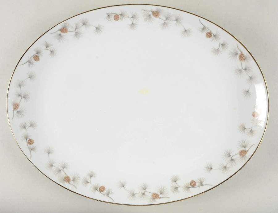 Pine 16" Oval Serving Platter by Mikasa-1
