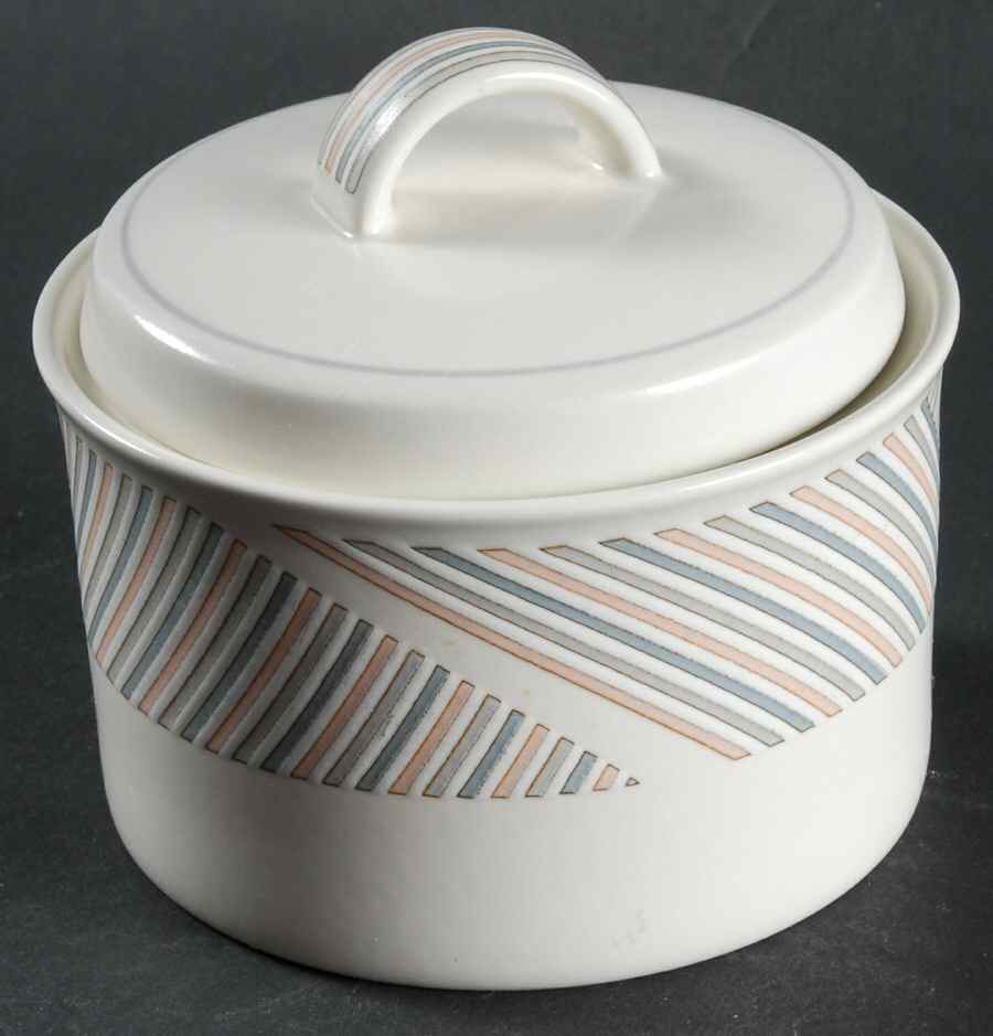 Pinwheel Sugar Bowl & Lid by Mikasa-1
