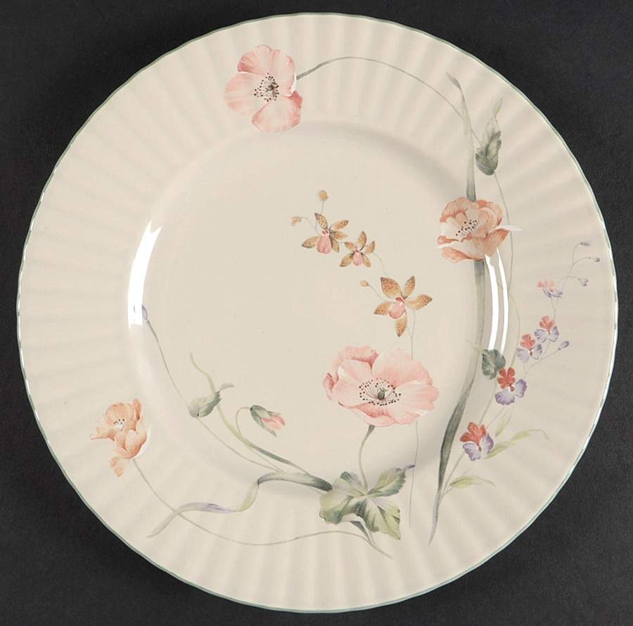 Pink Poppy Salad Plate by Mikasa-1