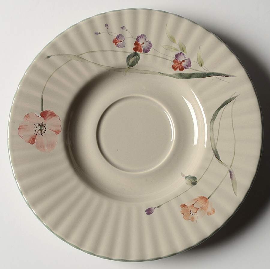 Pink Poppy Saucer by Mikasa-1
