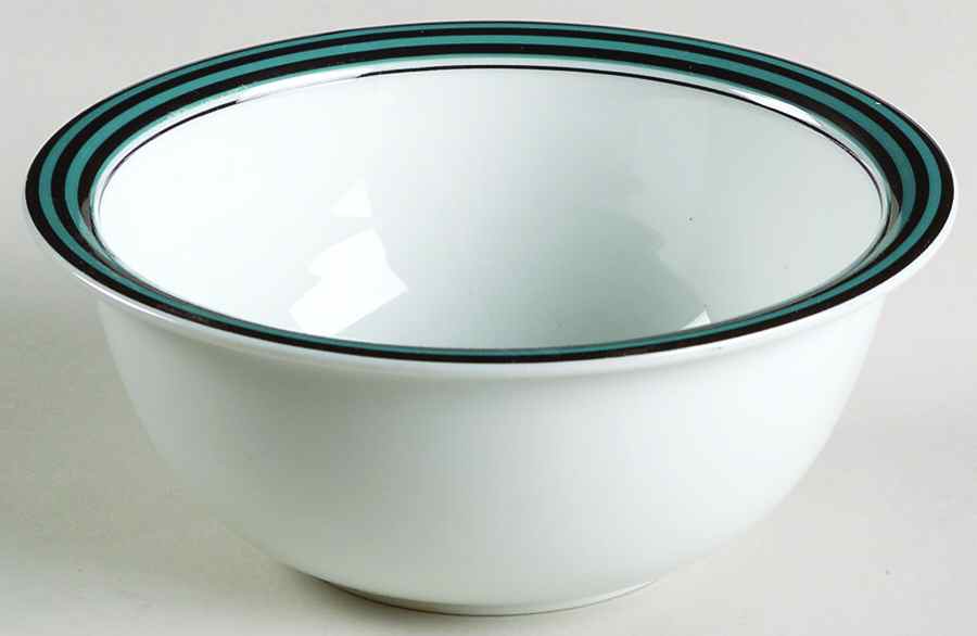 Pipeline Turquoise Rim Cereal Bowl by Mikasa-1