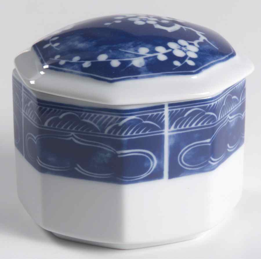 Plum Blossom Sugar Bowl & Lid by Mikasa-1