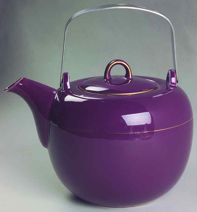 Plum Teapot & Lid by Mikasa-1