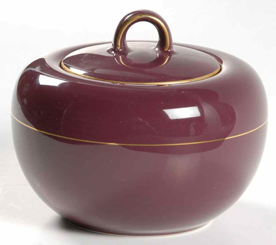 Plum Sugar Bowl & Lid by Mikasa-1