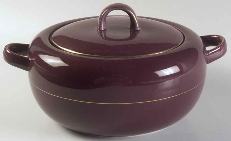 Plum Round Covered Vegetable by Mikasa-1