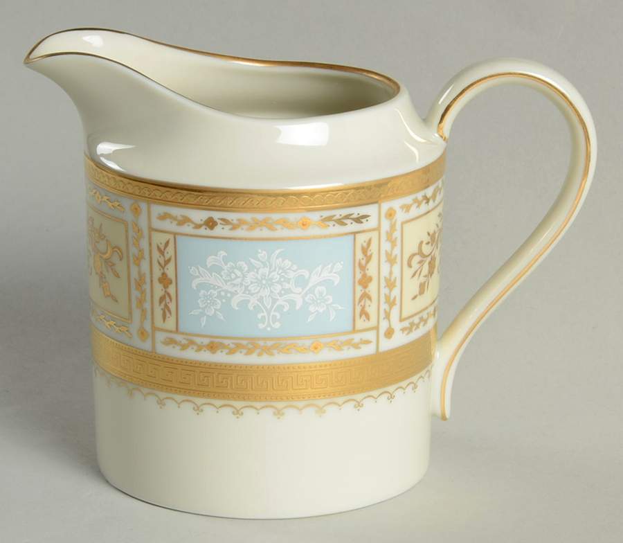 Pompadour Blue (Gold & White Flrs) Creamer by Mikasa-1