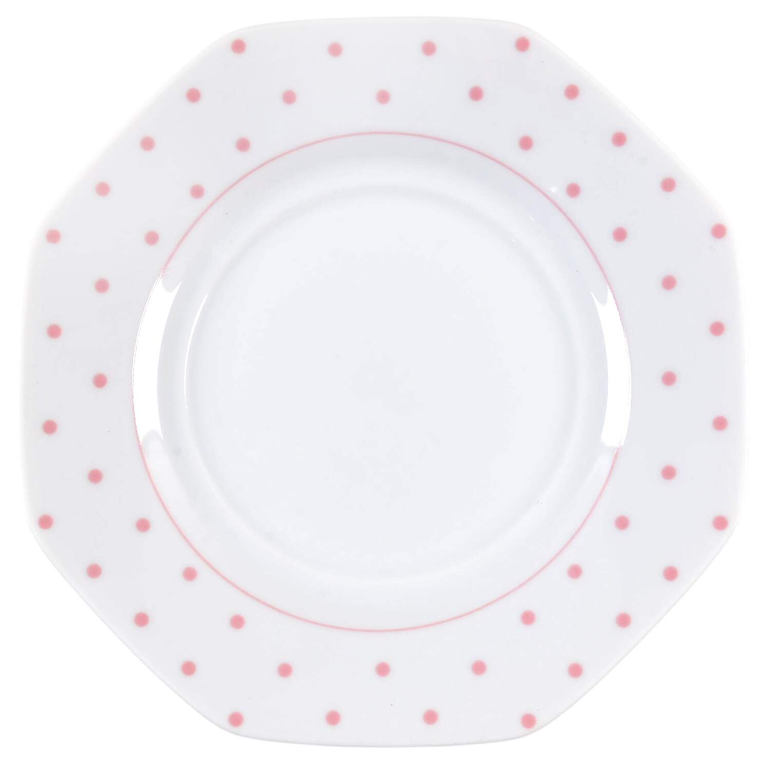 Polka Dots Pink Saucer by Mikasa-1