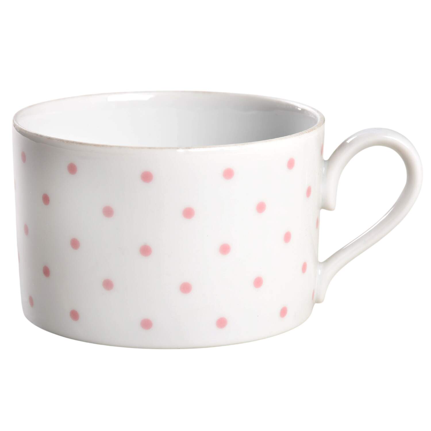 Polka Dots Pink Flat Cup by Mikasa-1