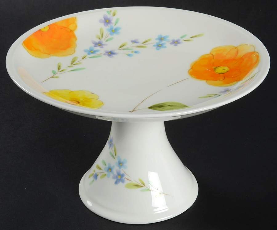Poppy Love Round Compote (Height X Width) by Mikasa-1
