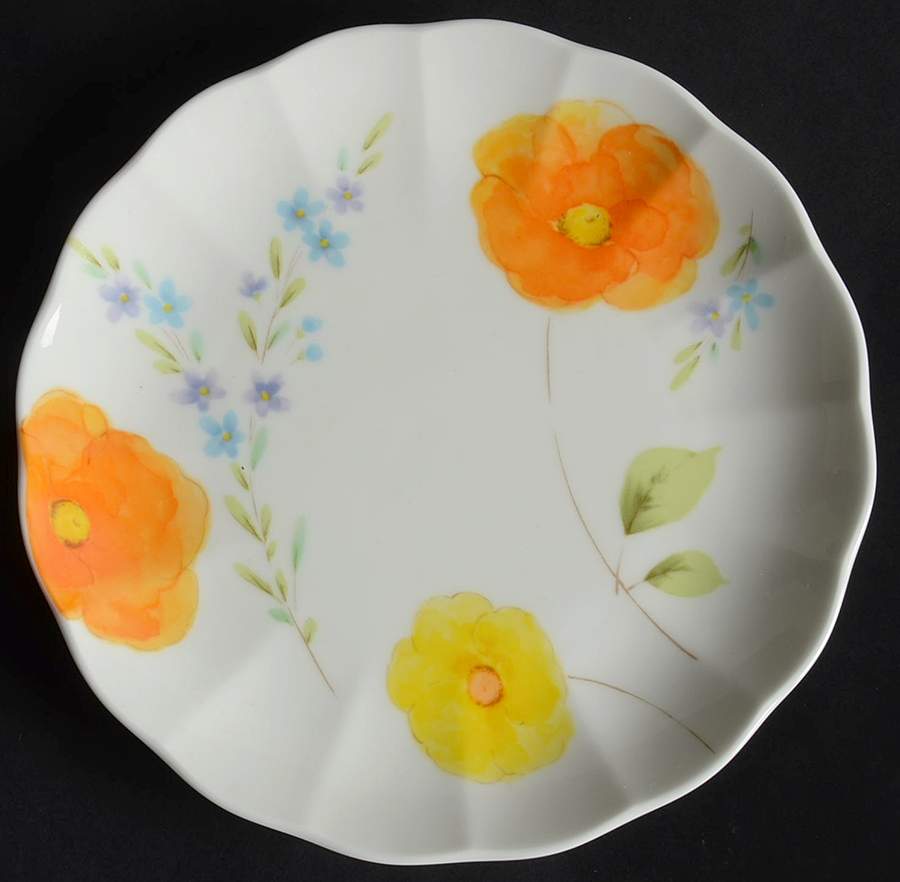 Poppy Love Bread & Butter Plate by Mikasa-1