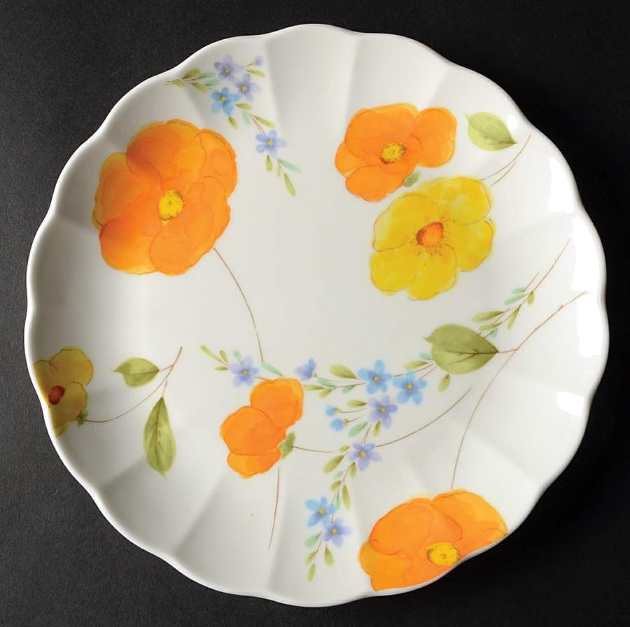 Poppy Love Luncheon Plate by Mikasa-1