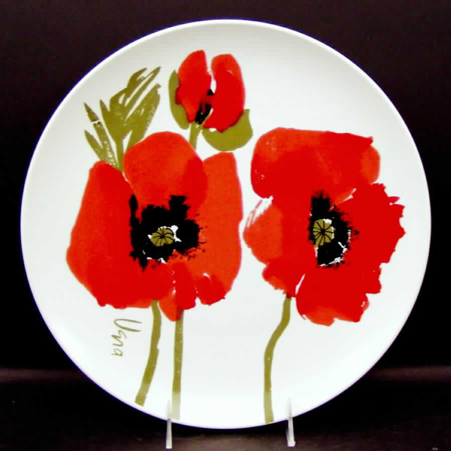 Poppy 12" Chop Plate (Round Platter) by Mikasa-1