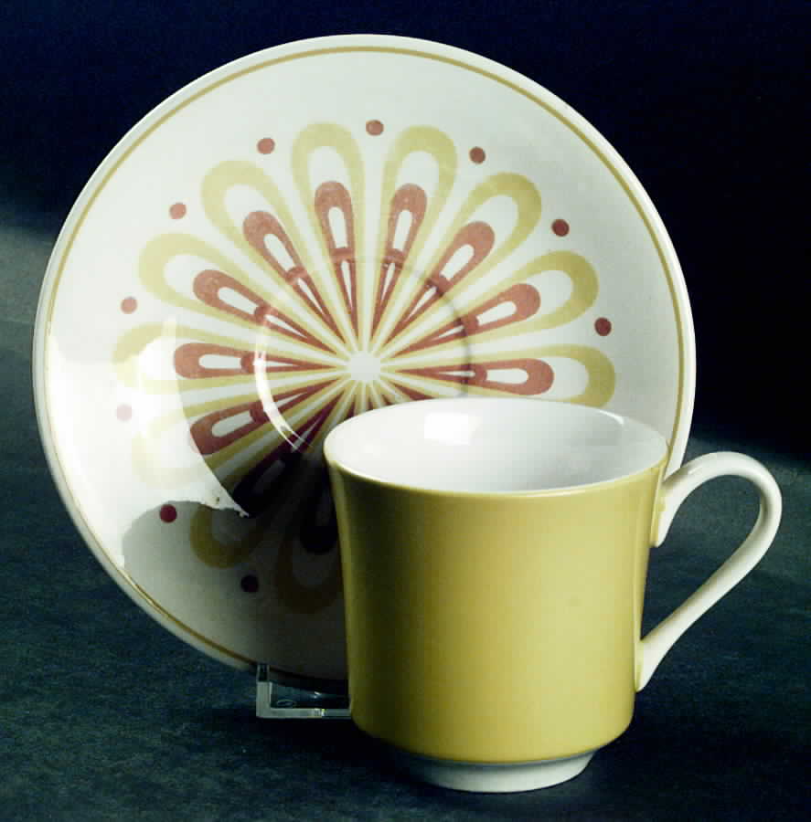 Pom Pom Flat Cup & Saucer Set by Mikasa-1