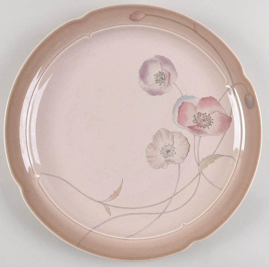 Poppies 12" Chop Plate (Round Platter) by Mikasa-1
