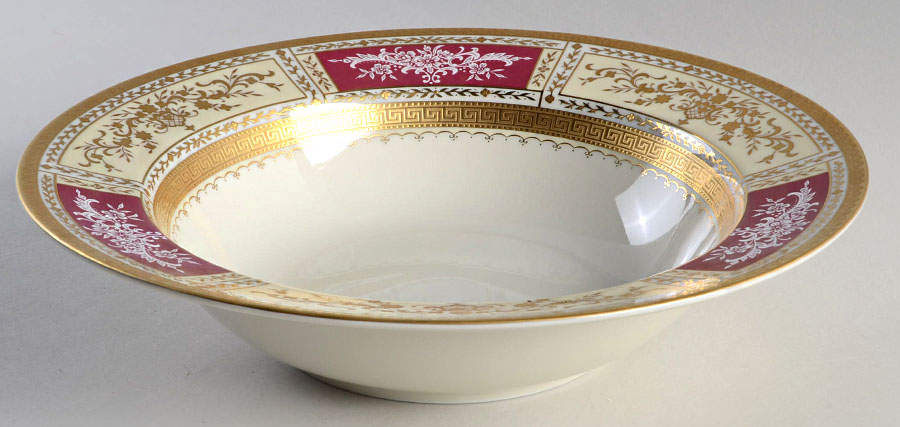 Pompadour Ruby 10" Round Vegetable Bowl by Mikasa-1
