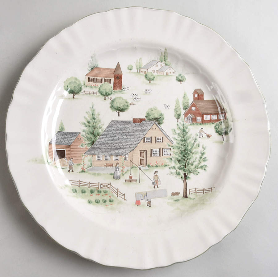 Pound Ridge 12" Chop Plate (Round Platter) by Mikasa-1