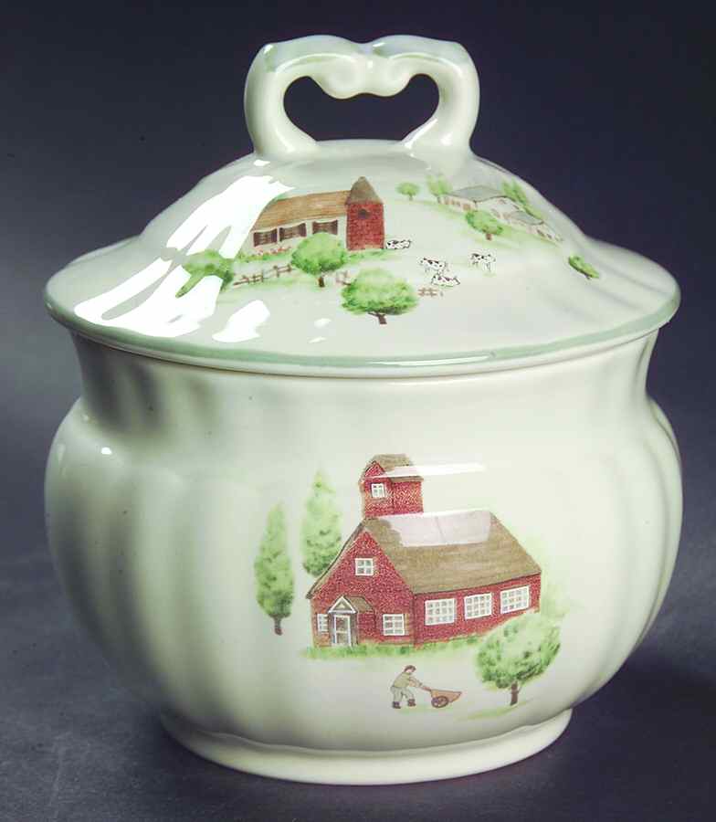Pound Ridge Sugar Bowl & Lid by Mikasa-1