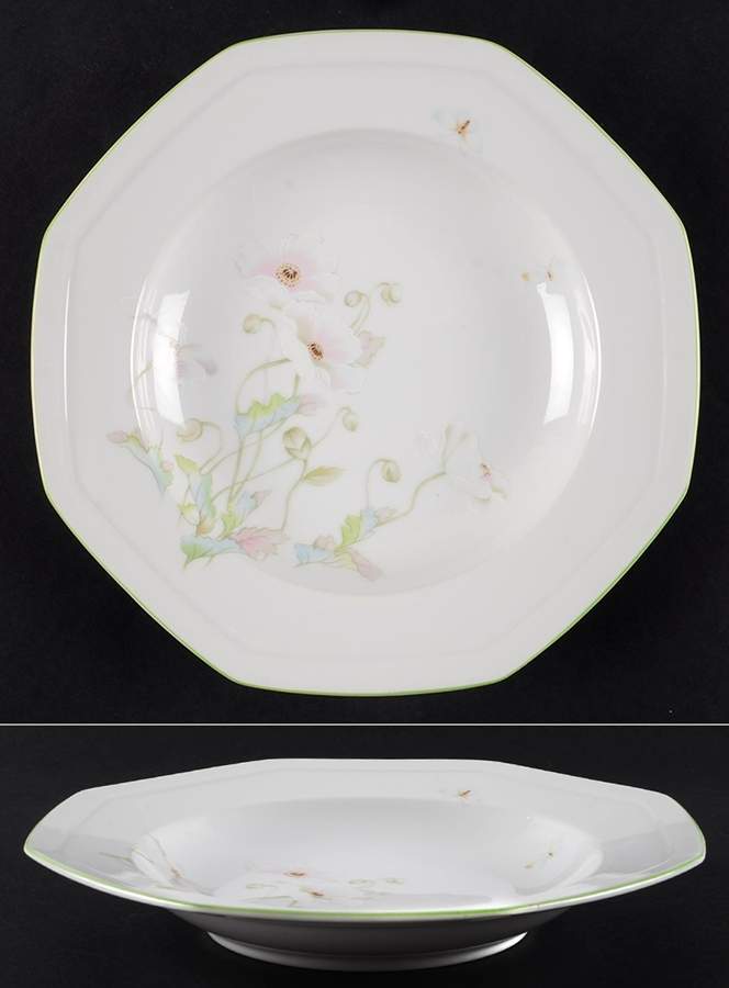 Poppy Sunday Large Rim Soup Bowl by Mikasa-1