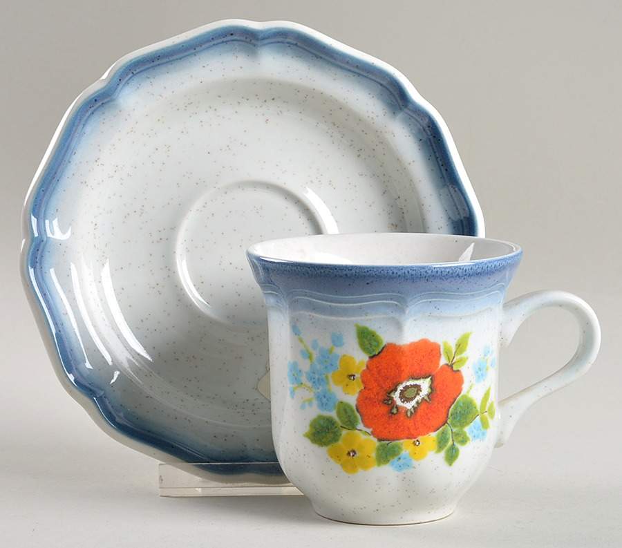 Ponte Vedra Flat Cup & Saucer Set by Mikasa-1