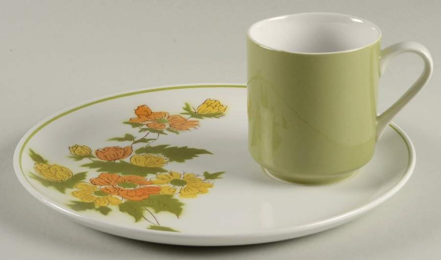 Ponte Vedra Snack Plate & Cup Set by Mikasa-1