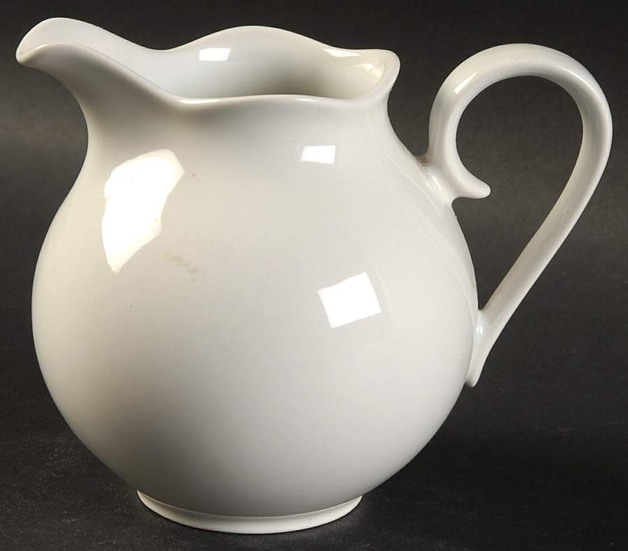 Porcelain White Creamer by Mikasa-1