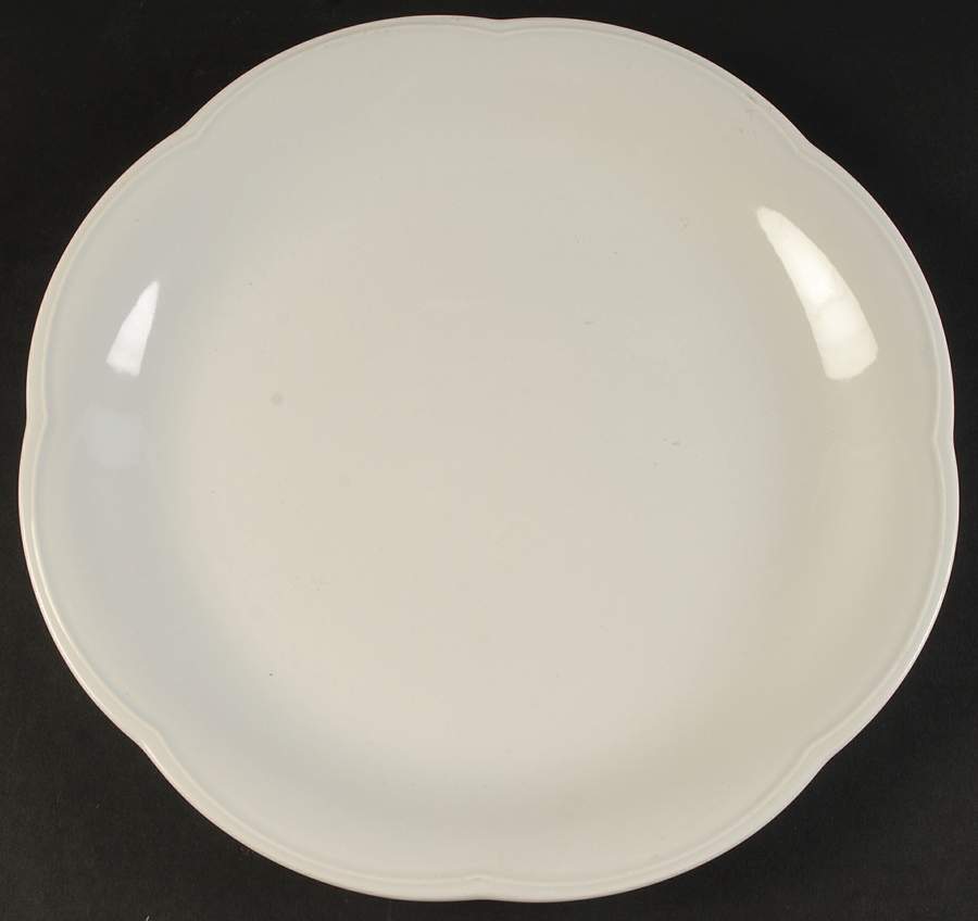 Porcelain White 12" Chop Plate (Round Platter) by Mikasa-1