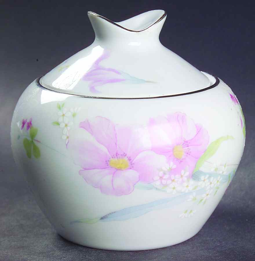 Pretty Bouquet Sugar Bowl & Lid by Mikasa-1