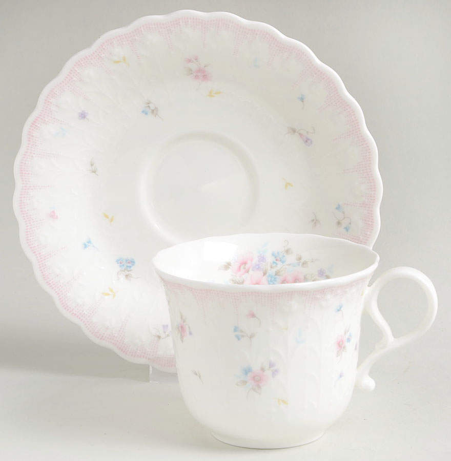 Precious Flat Demitasse Cup & Saucer Set by Mikasa-1