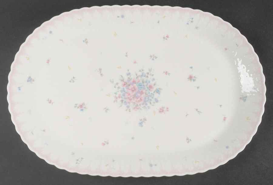 Precious 17" Oval Serving Platter by Mikasa-1