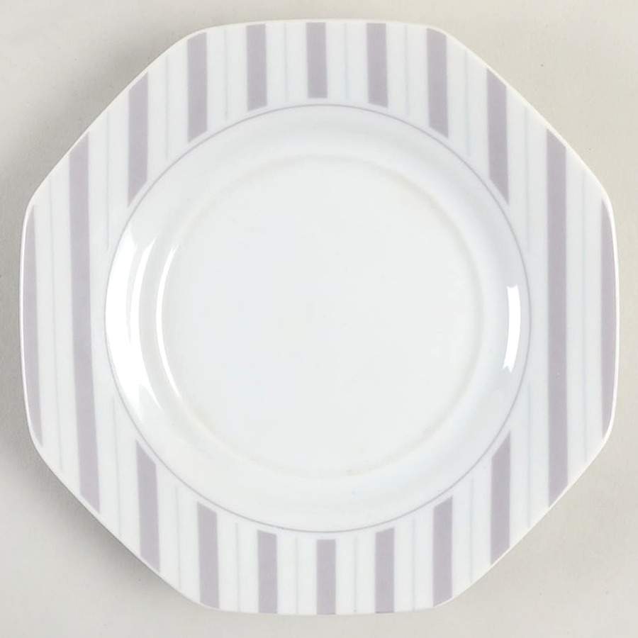 Preppie Grey Saucer by Mikasa-1