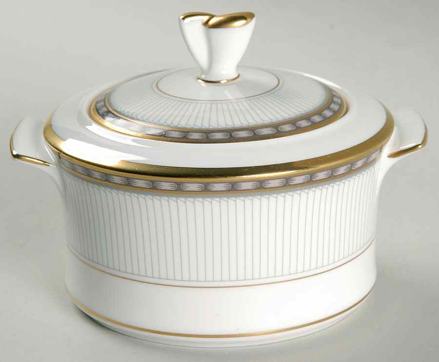 Precious Gold Sugar Bowl & Lid by Mikasa-1