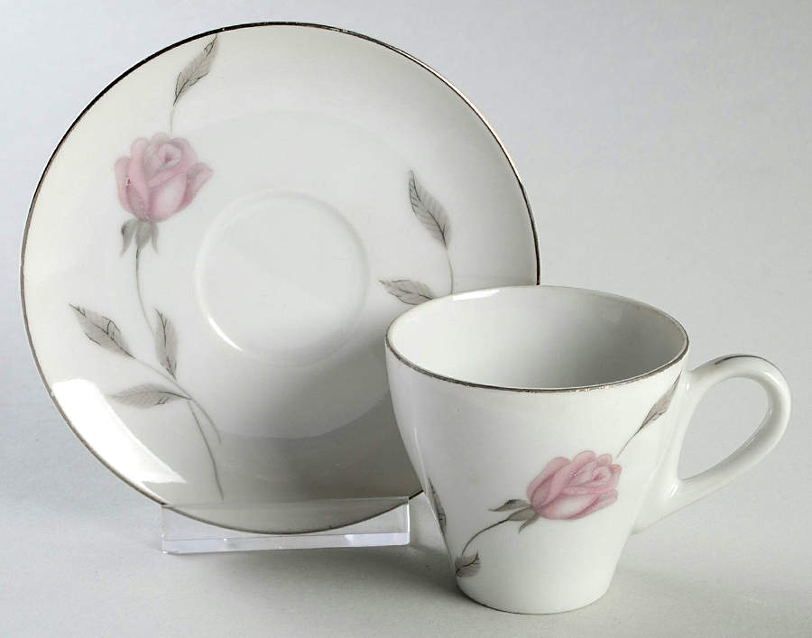 Primrose Flat Demitasse Cup & Saucer Set by Mikasa-1