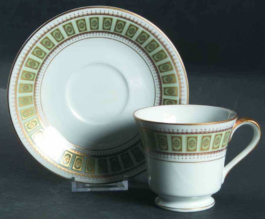 Princess Footed Cup & Saucer Set by Mikasa-1