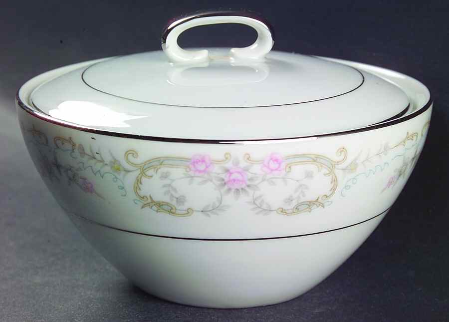 Princess Sugar Bowl & Lid by Mikasa-1