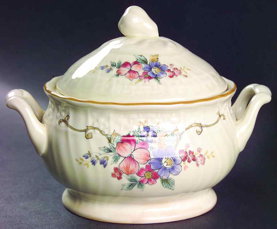 Provencal Sugar Bowl & Lid by Mikasa-1