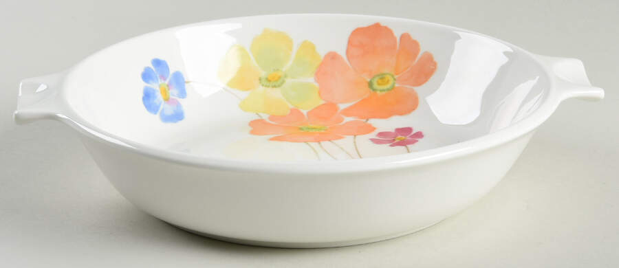 Pretty Posies 10" Round Vegetable Bowl by Mikasa-1
