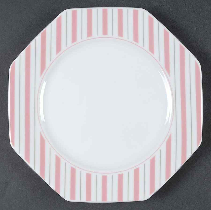 Preppie Pink Salad Plate by Mikasa-1